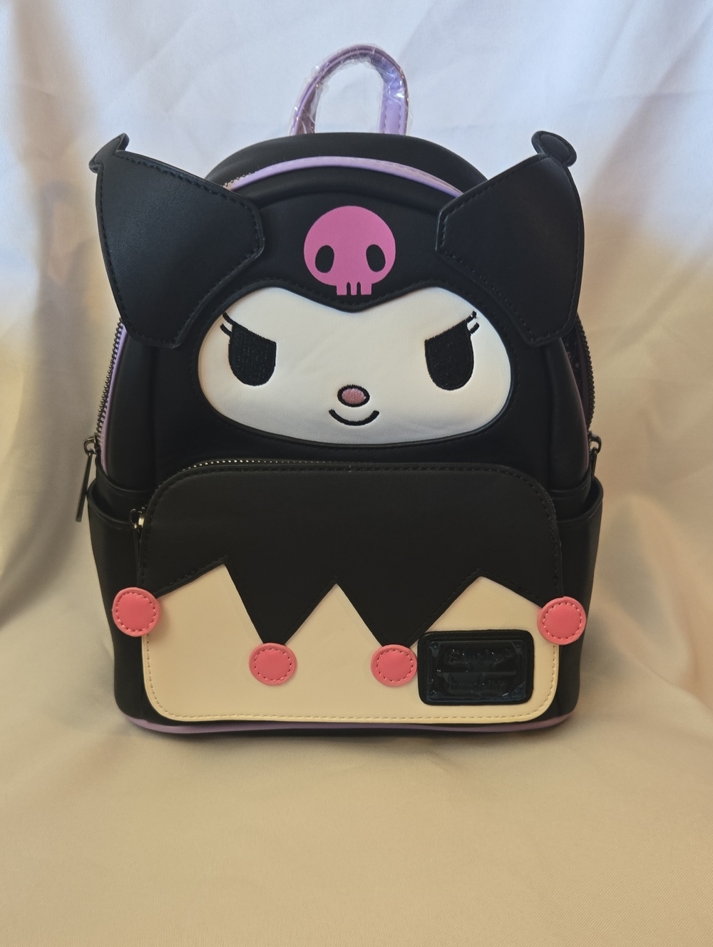 New Sanrio Loungefly Black & Pink Mini Backpack